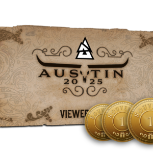 Austin 2025 Viewer Pass + 3 Souvenir Tokens